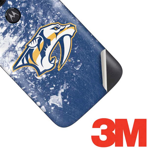 NHL Nashville Predators Frozen Moto E5 Play Skin